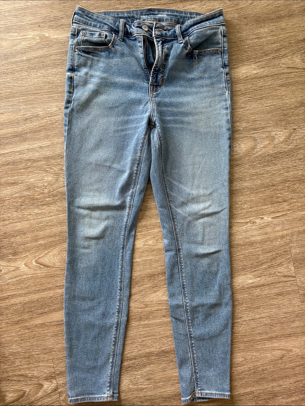 Vintage Old Navy Women’s Rockstar Super Skinny Light Wash Jeans